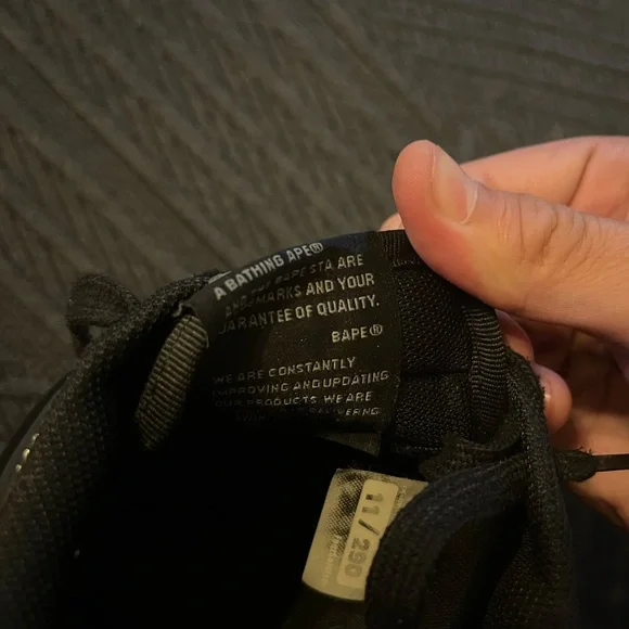Bapesta shoes size 11 like new - Picture 3 of 3